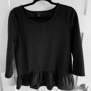 Ann Taylor drop was it peplum top